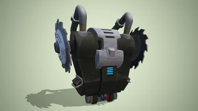 装有锯齿机械的工具包