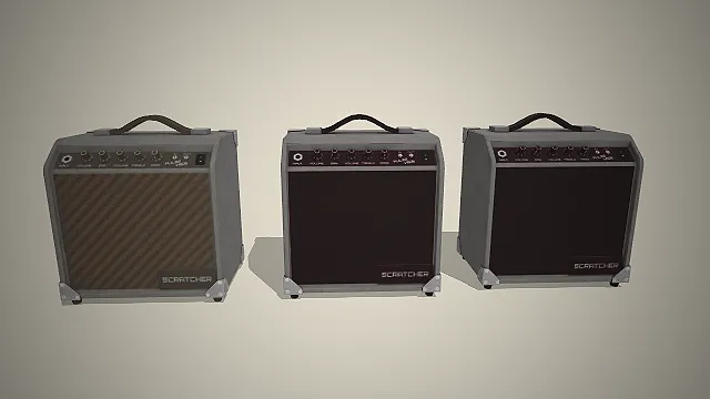 便携音箱  复古工业风  音频设备  多旋钮调节