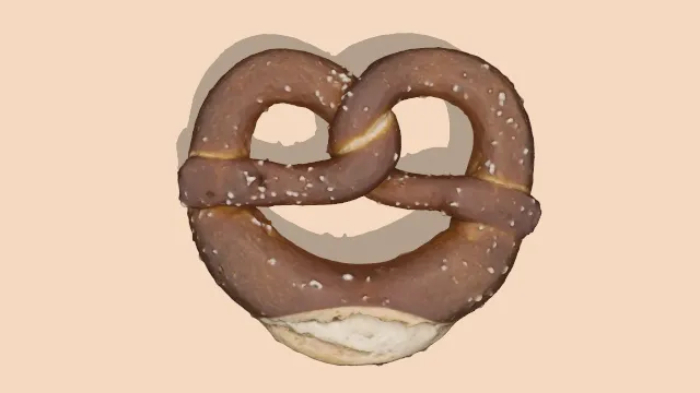 椒盐卷饼烘焙面包甜点食物