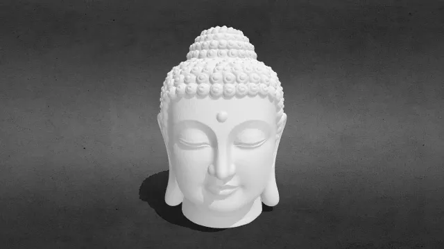 佛头 1 极简精神系列 stl.stl