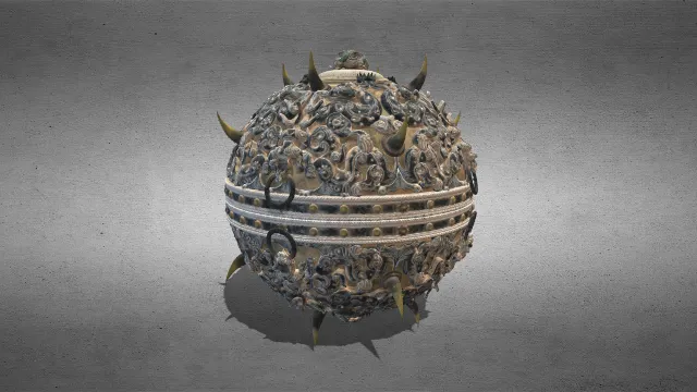 黑神话  道具  游戏模型  红银战车  写实