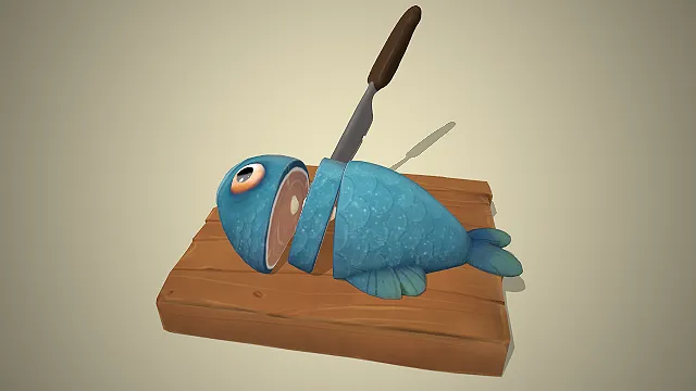 生鱼料理  厨房烹饪  模拟经营游戏  卡通鱼