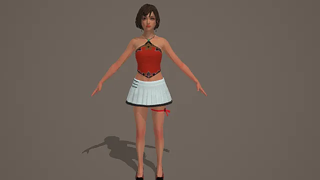 国风时尚风女性角色模型