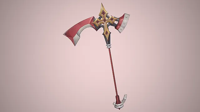 圣辉十字镰  十字护手  神圣长柄  圣骑士