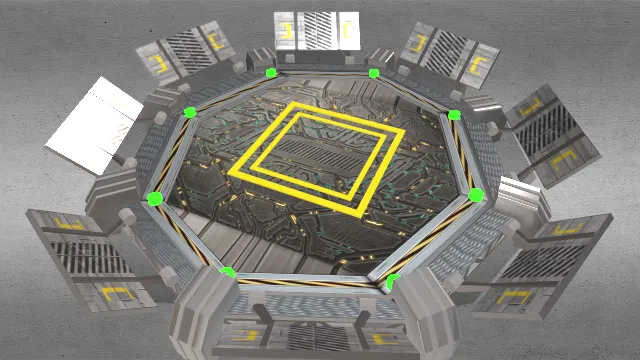 科幻平台传送器虚幻引擎科技机器