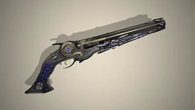 长管火枪  紫水晶碎刃  武器模型  奇幻魔法风