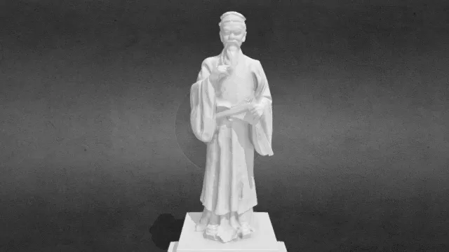 历史名人 鲁班像纪念雕塑