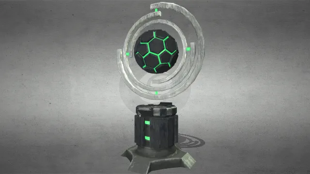 未来科幻装置设备机器转动动画