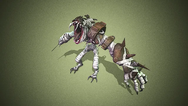 缚尸狂魔  变异怪物  惊悚角色  怪物模型  游戏模型