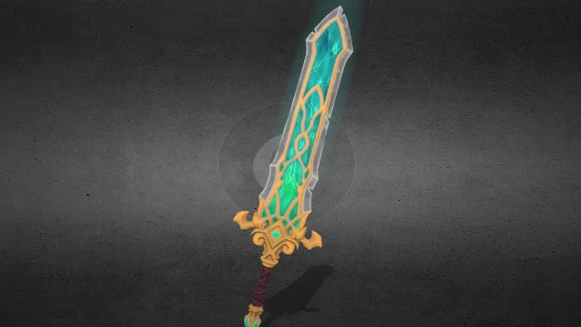 游戏道具华丽之剑角色武器