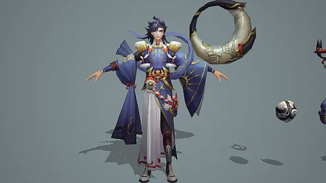 沧澜月使·俊逸型古风仙门术师套装