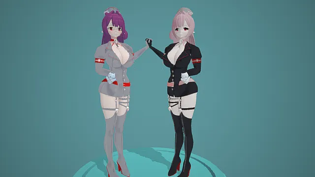 头晕护士 3D模型