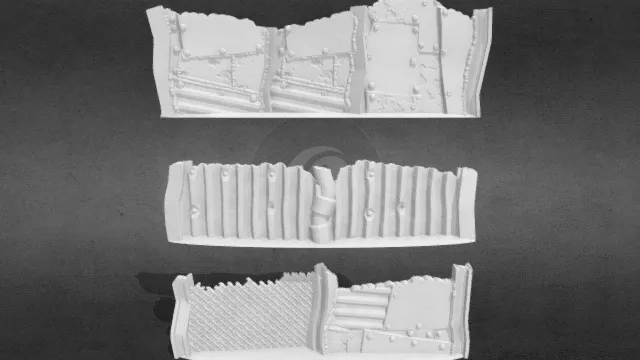 末日风格或废土风格栅栏