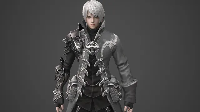 长袍男法师  银发男战士  游戏角色  欧美风  角色模型