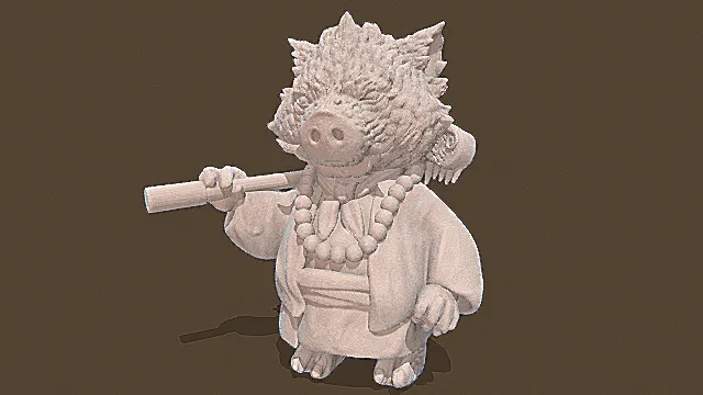 黑神话悟空 猪八戒（悟能）Q版3D模型