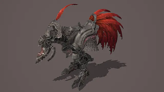 暗黑机械风格异化战宠模型