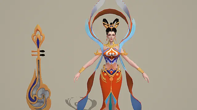 虹绫琵琶仙：敦煌飞天控法套装