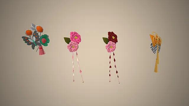 中式发饰  新中式  汉服配饰  古典发簪