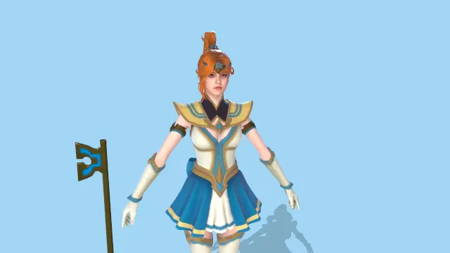 游戏模型 人物模型 魔法少女 游戏皮肤