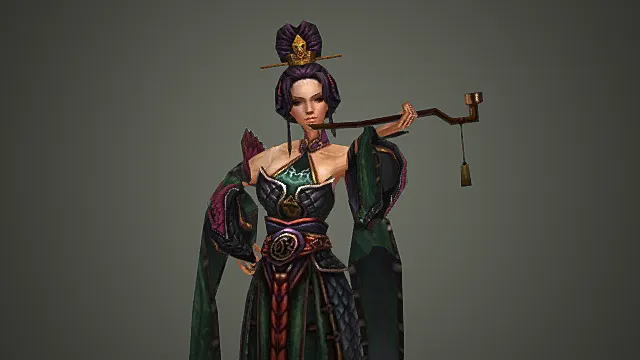 妖界幽宫兰苑诡铃妖后模型