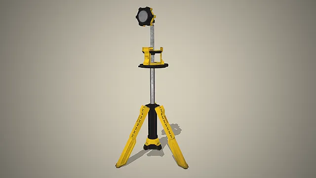 三脚架工作灯  便携升降灯  写实模型  场地应急照明