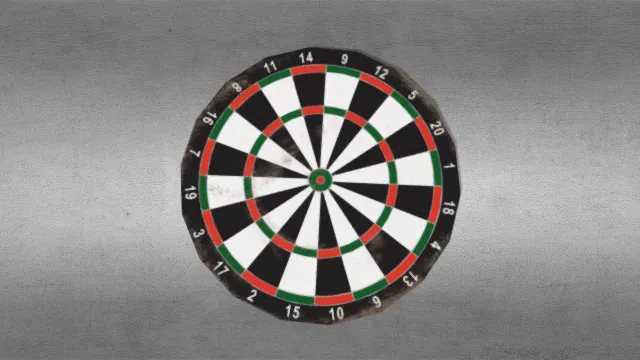 简易模型 飞镖 靶子