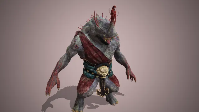 黑神话  阴兵·火牛  游戏建模  模型  妖怪