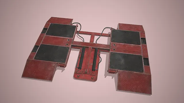 汽车轴重仪  称重平台  写实汽修设备  工业风