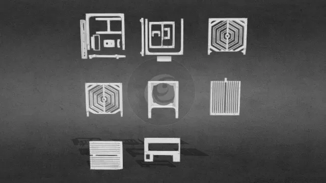 迷你主机机箱拆分件