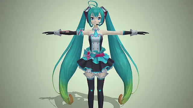 虚拟歌姬  初音未来  二次元偶像歌手  萌系元气