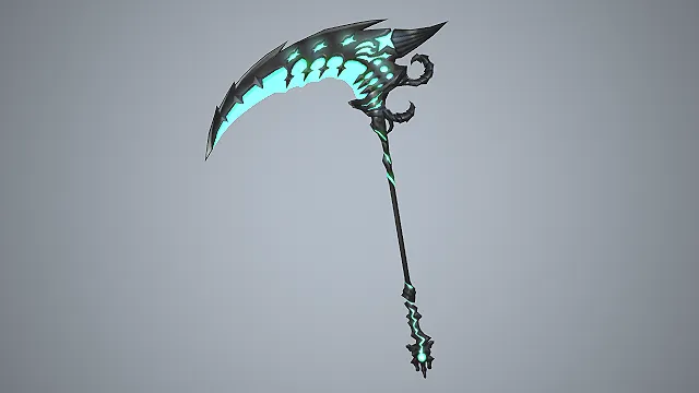 死神镰刀  冷兵器  暗黑风  死灵法师武器  