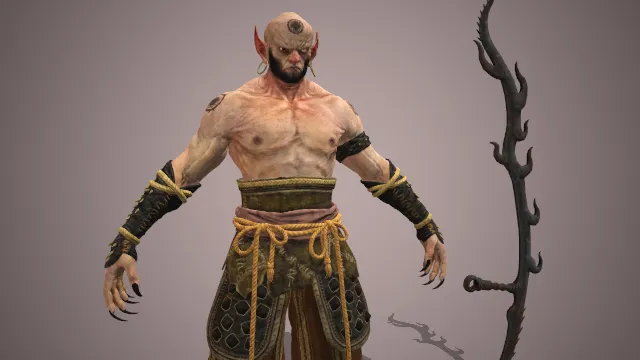 黑神话  巡山鬼  妖怪  游戏模型  角色