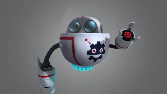 悬浮智能机器人未来科技动画