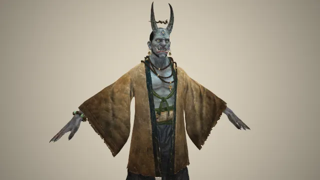 黑神话  幽灯鬼  游戏模型  角色  妖怪