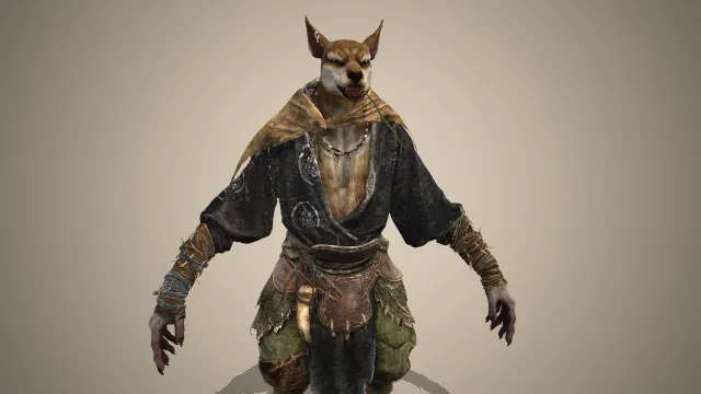 黑神话  狼力士  游戏模型  建模  狼