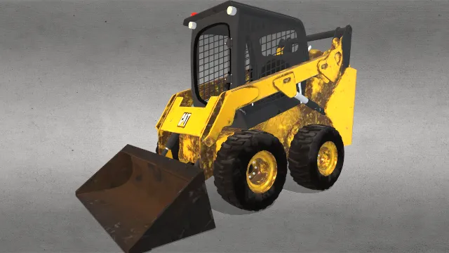 工地机器推土机工程车辆