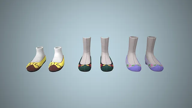 传统鞋履  刺绣花纹  布袜一体设计  温婉典雅款  民族特色