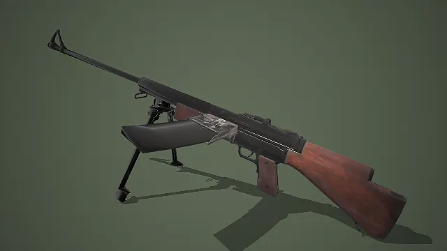 黑色狙击步枪模型：精密射击装备