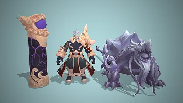 王者荣耀苏烈  玄武志皮肤  神兽玄武  古风战甲