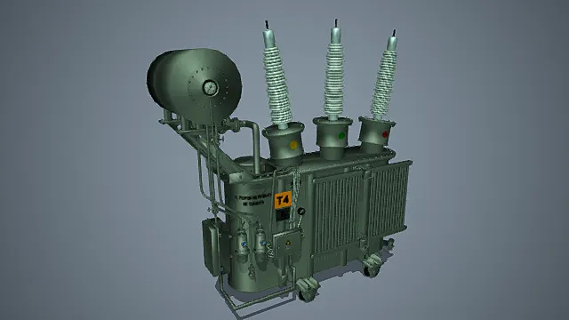 变压器设备   3D模型