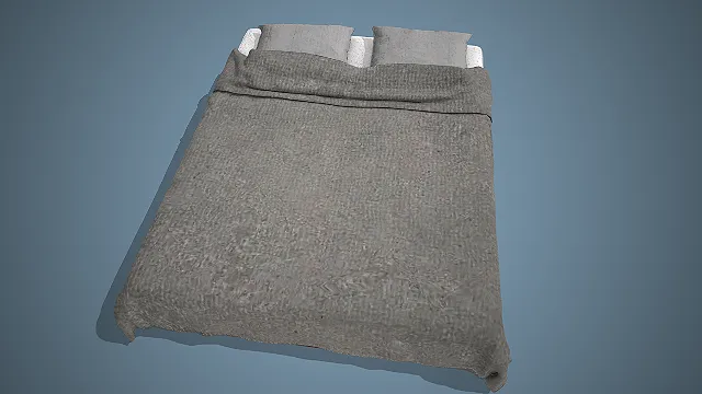 简约床品  浅灰色床单  卧室软装  室内装饰