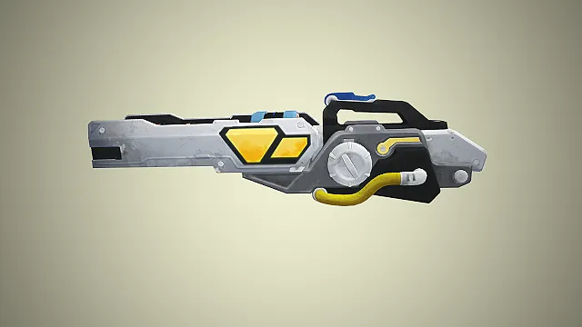 科幻能量枪  未来武器  工业风  游戏道具