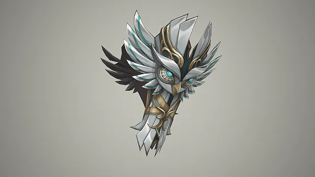 枭首护肩  奇幻防具  天使骑士铠甲  神圣威严