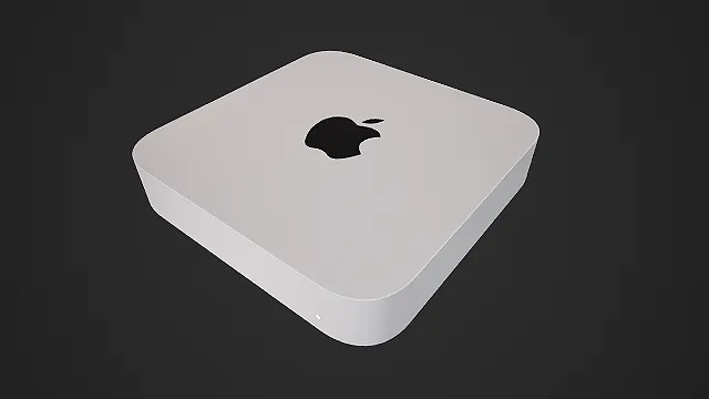 Apple Mac Mini 2018苹果电脑3D模型