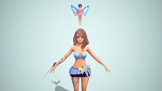 Violetta   韩风游戏战斗角色性感美女