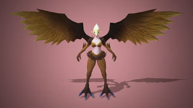 WildHarpy 鸟人 翅膀 面具