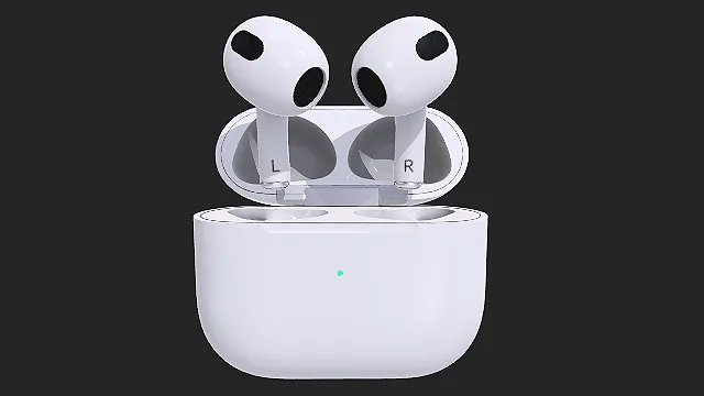 苹果 Apple Airpod 3  蓝牙耳机3C数码3D模型文件 