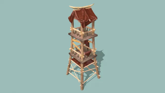 塔 木塔 木头 建筑