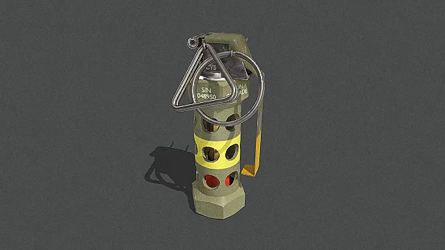 闪光弹 投掷物 军事 武器