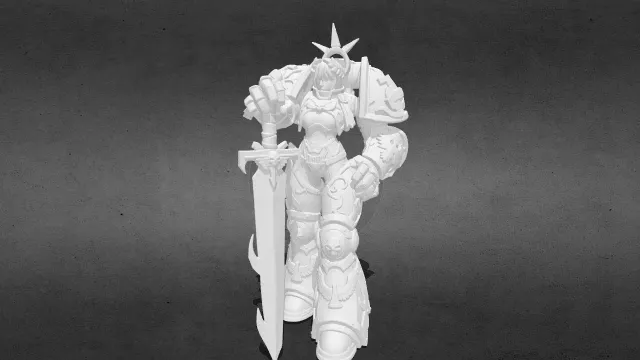 女性圣骑士stl.stl